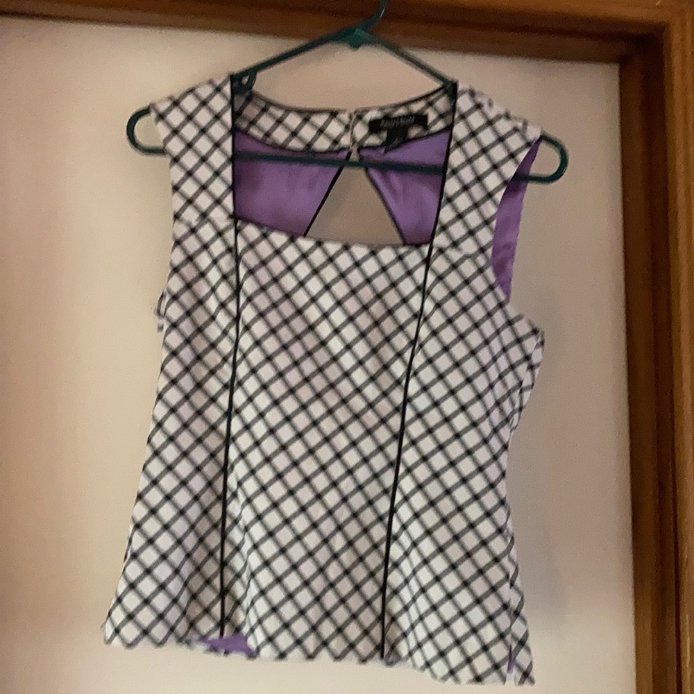 WHBM Checkered Corset